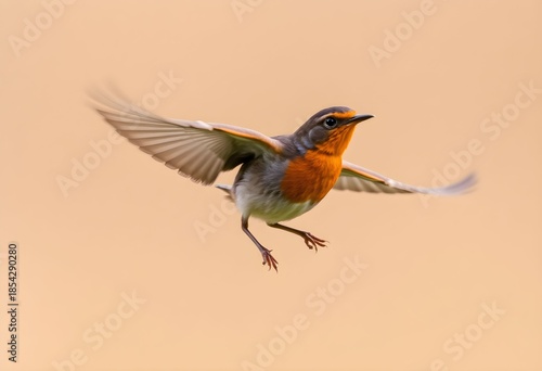 A close up of a Robin