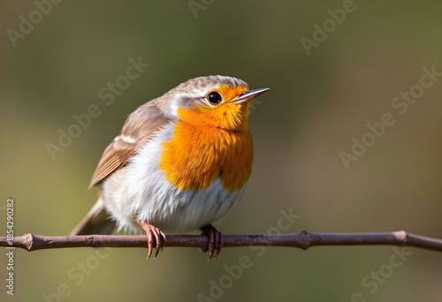 A close up of a Robin