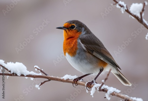 A close up of a Robin