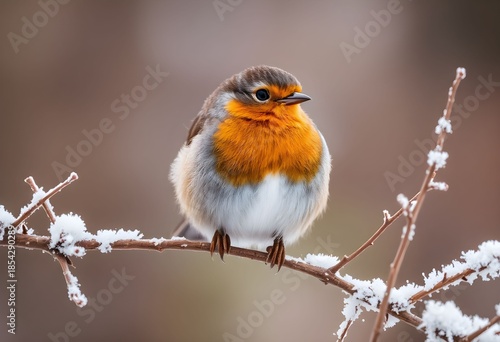 A close up of a Robin