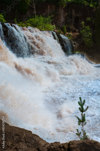 High Waters at Gooseberry Falls