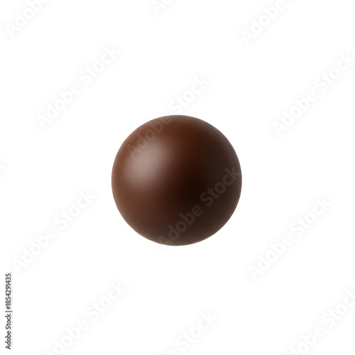 丸いチョコレートトリュフボール