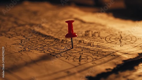 Navigating the Unknown - A Journey Marked by a Red Pin.