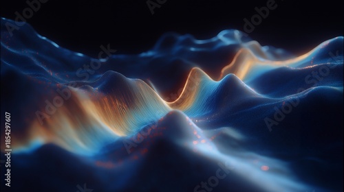 A spectrum-based heatmap displaying material stress levels across a surface, colors shifting from blue to red to indicate pressure distribution. cinematic color correction, natural uneven lighting