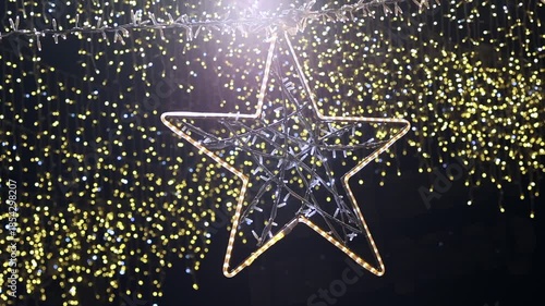 City LED decorations for the month of Ramadan.