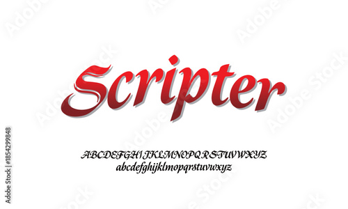 Expressive Calligraphic Italic Script Font