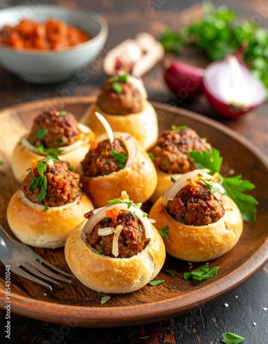 Wallpaper Mural Mini-Ćevapi im Fladenbrot Torontodigital.ca