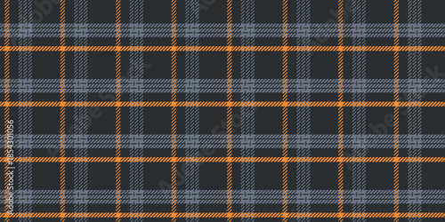 Color twill scotland textile seamless pattern. Fabric texture check tartan plaid. Abstract geometric background for cloth, card, fabric. Monochrome graphic repeating design. Modern squared ornament.