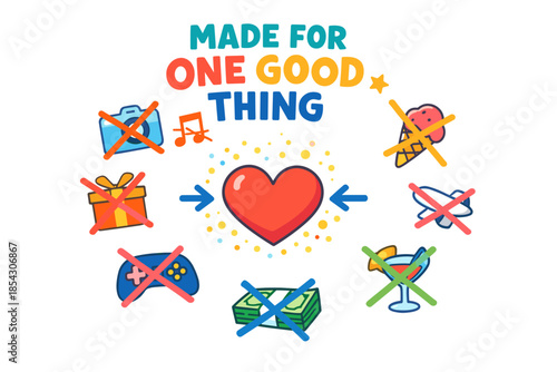 Heart-centered choices surrounded by temptations: love above all else