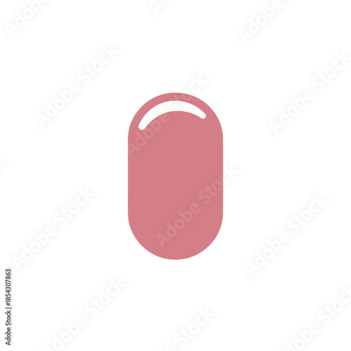 Elegant pink nail design showcasing a smooth and polished surface for beauty.