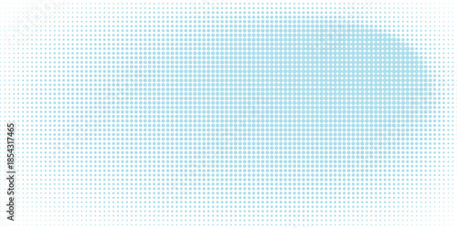Baby blue pop art background in retro comic style with halftone dots design.