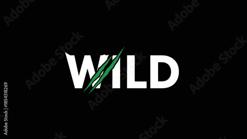 Bold "WILD" text with green claw marks on black background