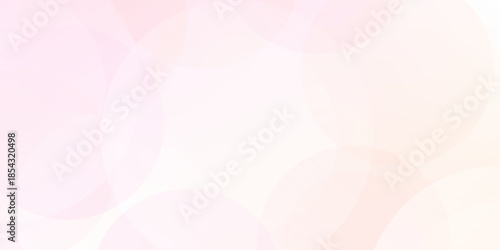 Banner background, pastel colorful, pink and orange gradations, circle abstract background, eps 10