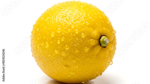 Lemon on White Background
