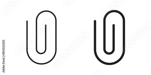Attachment clip icons sign vectors. suitable for web, app, infographic, etc