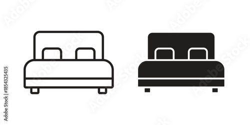 Bed icons sign vectors. suitable for web, app, infographic, etc