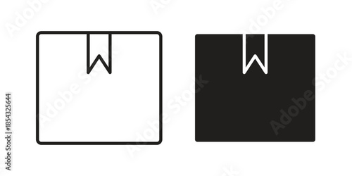 Box icons sign vectors. suitable for web, app, infographic, etc