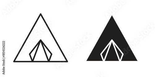 Camping icons sign vectors. suitable for web, app, infographic, etc