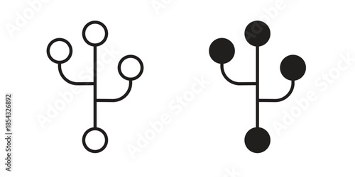 Code branch icons sign vectors. suitable for web, app, infographic, etc