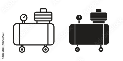 Compressor icons sign vectors. suitable for web, app, infographic, etc