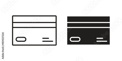 Credit card icons sign vectors. suitable for web, app, infographic, etc