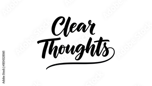 Elegant Calligraphy Expressing Clarity of Mind and Intellect