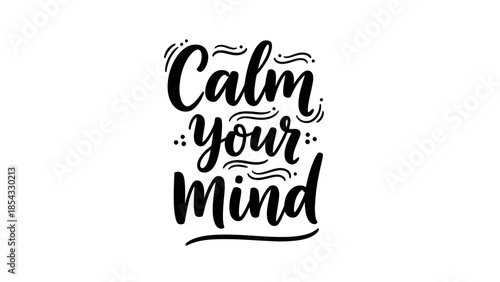 Elevating Calligraphy Art Promoting Inner Peace and Tranquility for Mental Well-being and Serenity