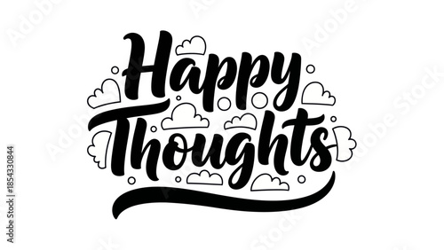 Joyful Declarations Whimsical Typography Expressing Positive Mindset