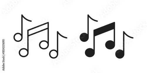 Music icons sign vectors. suitable for web, app, infographic, etc