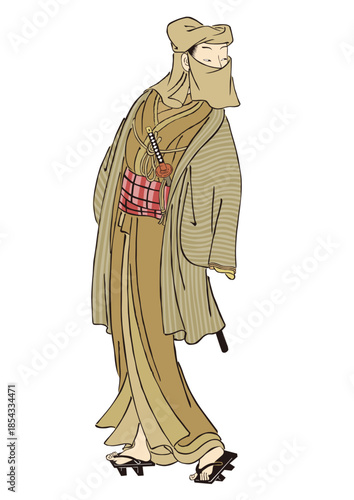 浮世絵　町人　その246