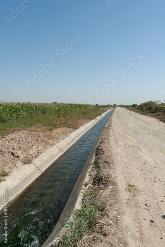 Irrigation facilities in the upland field in Iran 