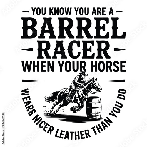 Barrel Racing SVG, Vector File Horse Racing SVG Vector Silhouette File, Dynamic Rodeo Cowgirl and Horse Action Graphic