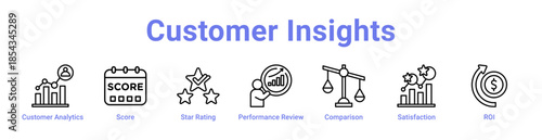 -Customer Insights Icon Banner and Collection