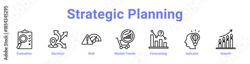 -Strategic Planning Icon Banner and Collection