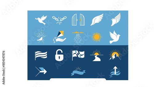 Holy Breath of Peace Dove Wings Christian Icon