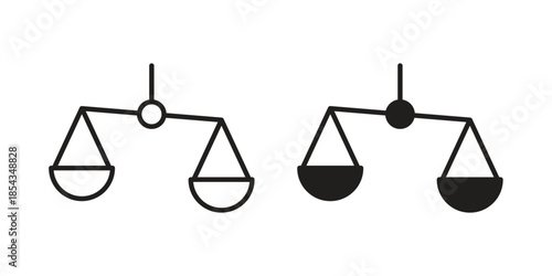 Ethics icons for graphic design, logo, Web site, social media, UI, mobile app, vector illustration