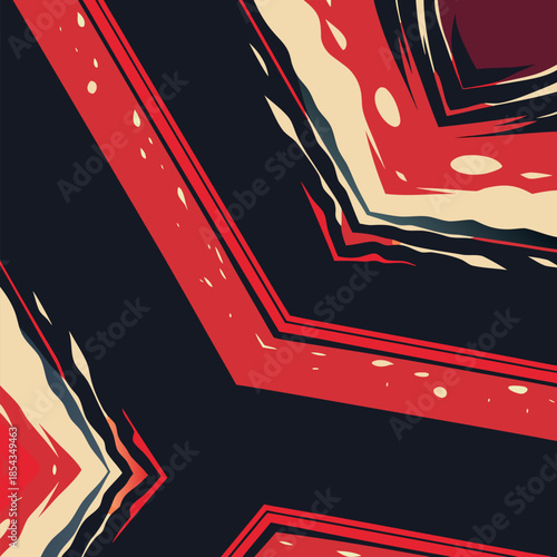 Abstract Fluid Gradient Geometric Shapes Modern Corporate Background Design