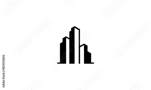 Modern Cityscape Silhouette of Tall Buildings. Free Download Modern Cityscape Silhouette of Tall Buildings. - GFXLoad