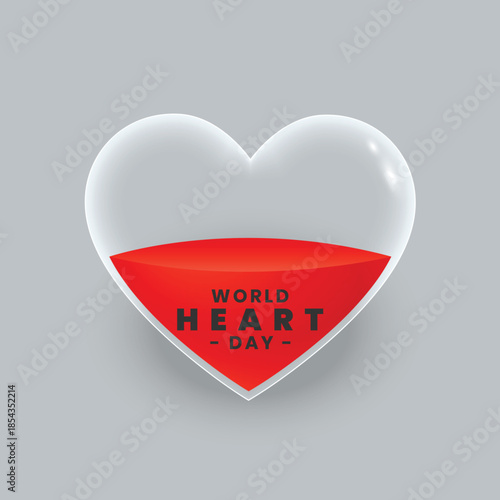 heart with blood fluid concept for world blood donor day