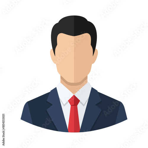 a man with short black hair