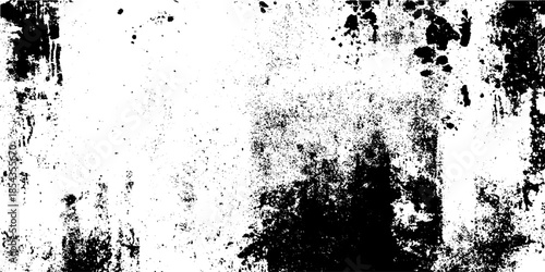 Grunge texture white and black. Vector texture dust and  old canvas pattern textured for overlay or screen scratch effect Overlay textures 