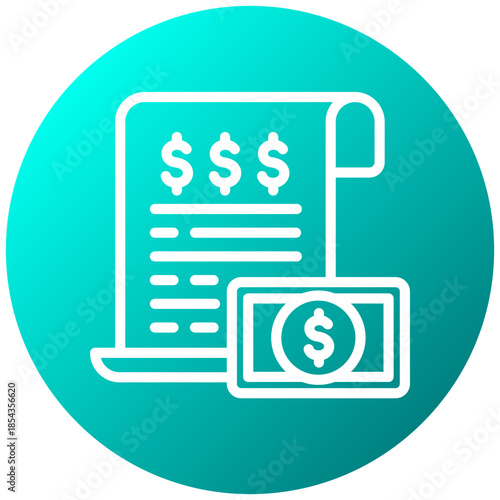 Payment Gradient Icon, Mini Illustration Relate To Payment Service. Use For Modern Concept, Ui, Ux Web And App Development.
