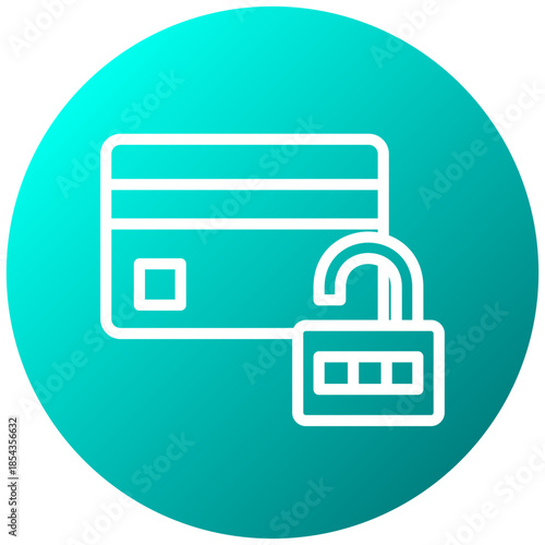 Activation Gradient Icon, Mini Illustration Relate To Payment Service. Use For Modern Concept, Ui, Ux Web And App Development.