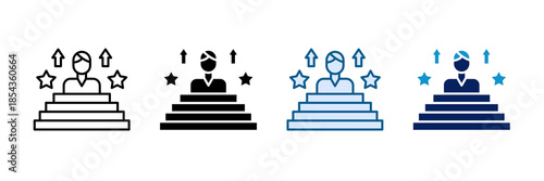 Fame Icon Set Multiple Style Collection