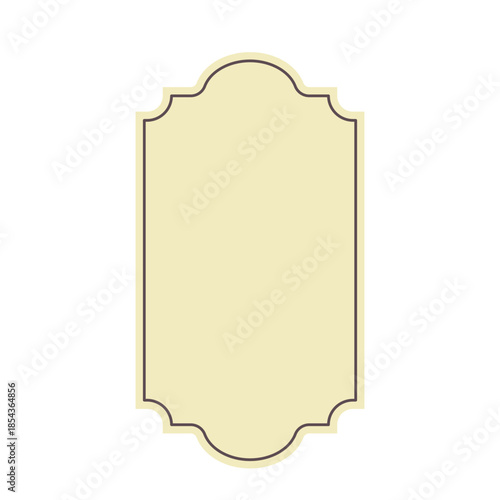 Vintage Badge Label Frame