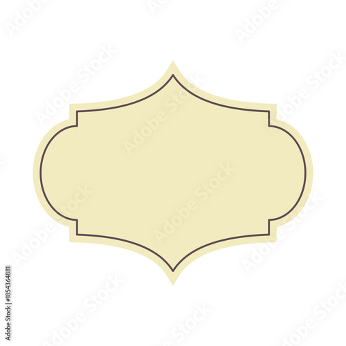 Vintage Badge Label Frame