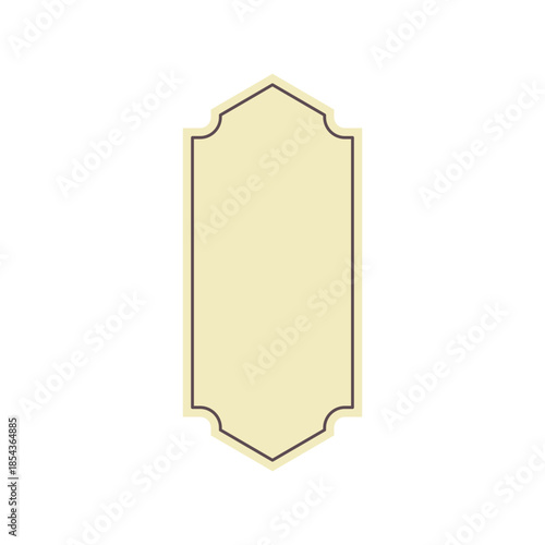 Vintage Badge Label Frame