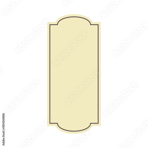 Vintage Badge Label Frame