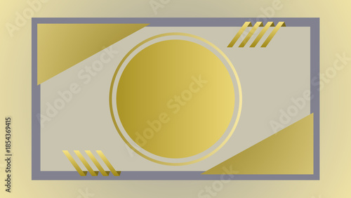 Background with bright gold golden. Vector illustration.
