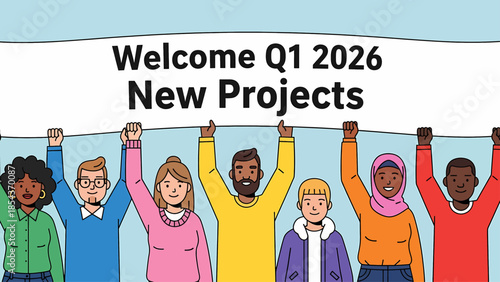 Diverse Group Welcome Q1 2026 Banner